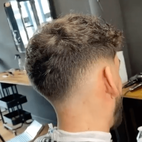 mid fade coiffure homme