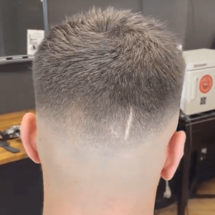 fade men haircut